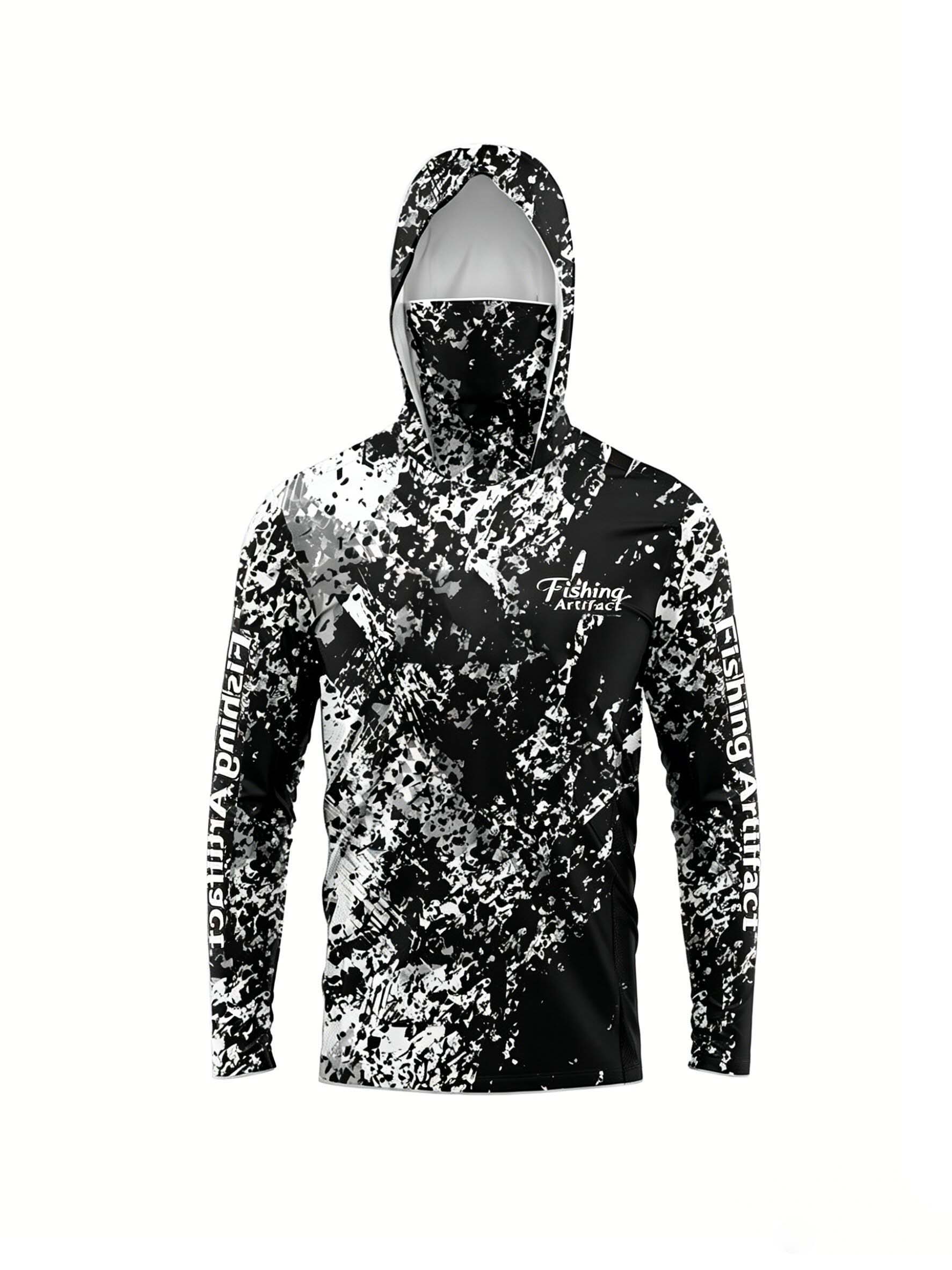 Fishing Hoodie - Men Summer 3D‑Printed Fishing Hoodie With