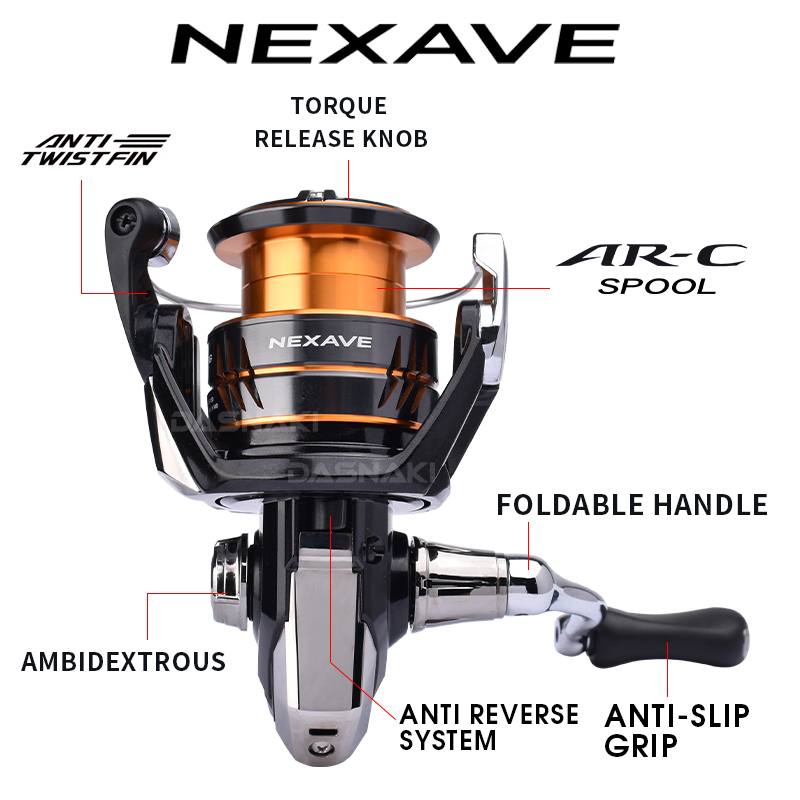 Shimano 2026 NEXAVE Spinning R - Daiwa Reel Bg 评论和价格