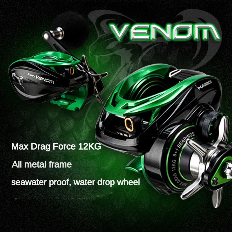 HAIBO VENOM Anti-saltwater Fis - Abu Garcia Reel Max 评论和价格