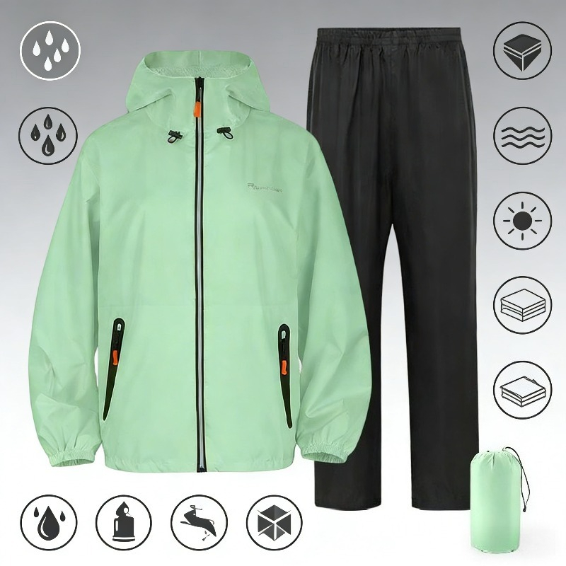 Men Women Waterproof Rain Suit - Fishing Rain Suit 评论和价格